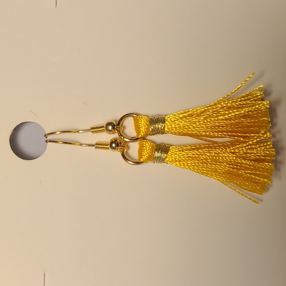 Colorful Handmade Tassle Earrings - Picture 7 of 9